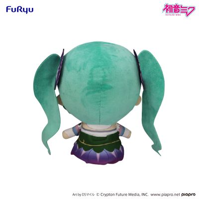 初音未来 圆滚滚大毛绒玩偶 牵牛花