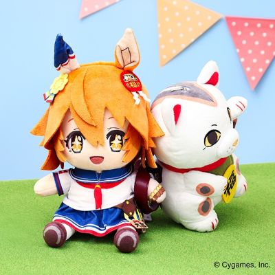 赛马娘 玩偶 待兼福来 与 喵桑背包