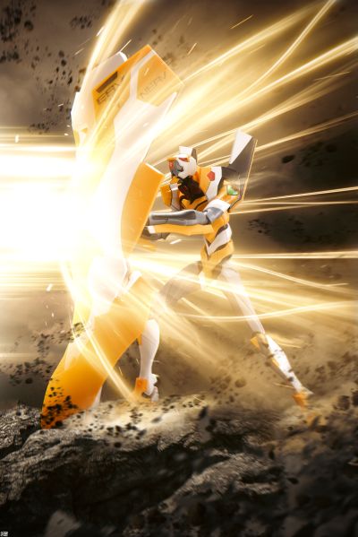 布鲁可超动积木人-传奇版-新世纪福音战士零号机(改)