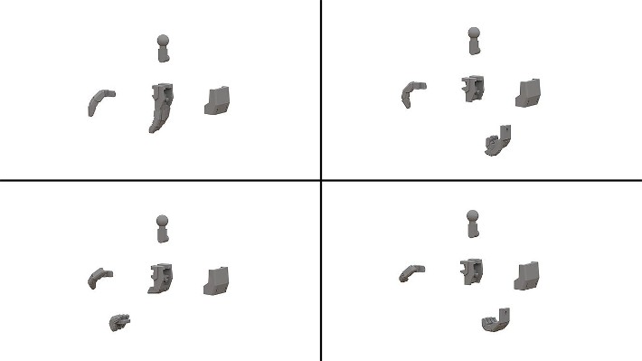 MODEROID T手部套组 角/M from Titanomachia SIDE:CE/MODEROID T手部套组 角/S from Titanomachia SIDE:CE