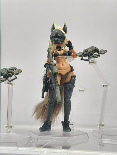 战术狐狸面具 狐娘 泳装