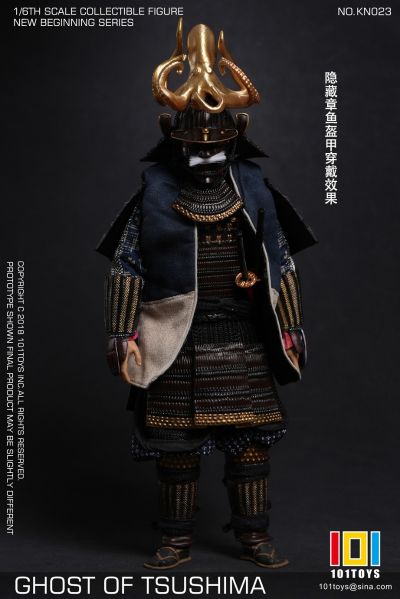 101TOYS 1/6 NO.KN023 新起点系列 GHOST OF TSUSHIMA 武士三人套装