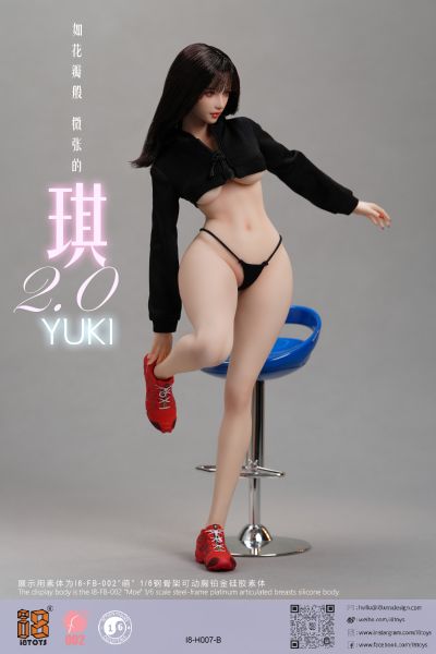 如花瓣般微张的 琪YUKI 2.0 头雕