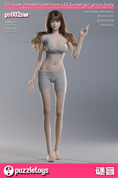 超可动钢骨液态硅胶女素体