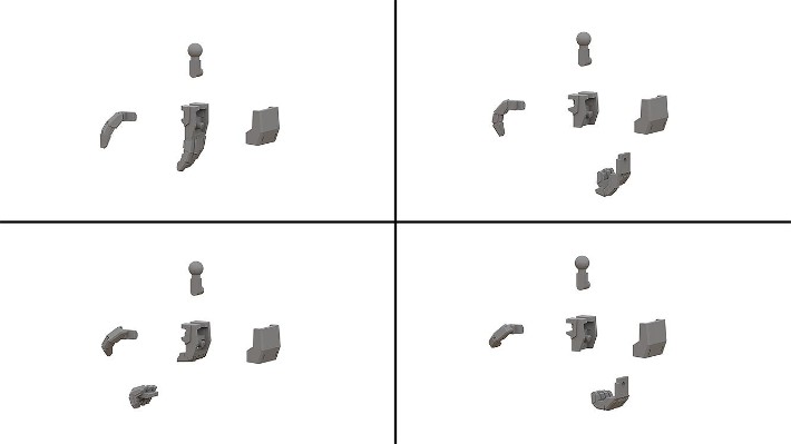 MODEROID T手部套组 角/M from Titanomachia SIDE:CE/MODEROID T手部套组 角/S from Titanomachia SIDE:CE