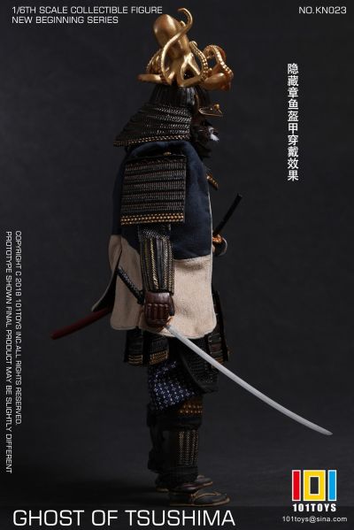 101TOYS 1/6 NO.KN023 新起点系列 GHOST OF TSUSHIMA 武士三人套装