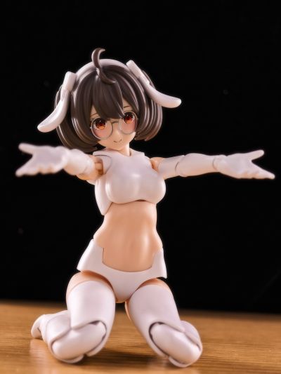 M.S.G モデリングサポートグッズ E105S メガネフレーム4・シルバー