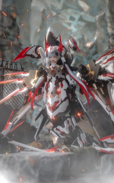 「紫微星·白」白蛇机娘