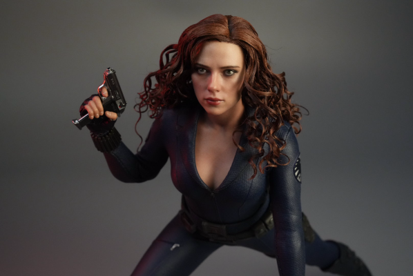 电影杰作系列-《钢铁侠2》黑寡妇 植发版 1/6比例珍藏人偶