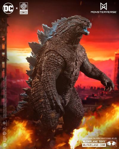 DC多元宇宙正义联盟 神奇女侠对决原子吐息哥斯拉 可动人偶 双人套装