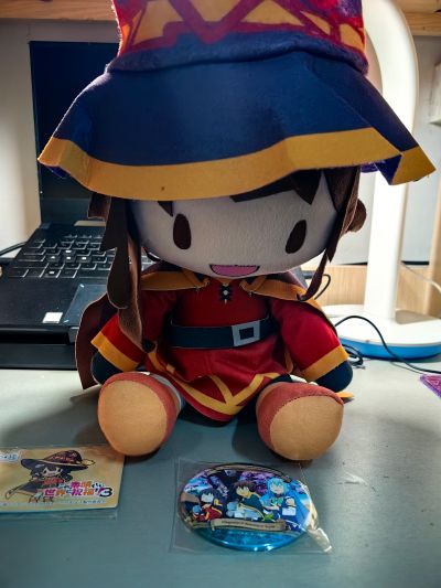 为美好世界献上祝福 第三季 Fuwa Petit可爱软绵绵玩偶 惠惠 L尺寸