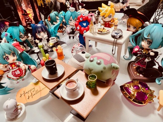 粘土人#2759 初音未来 黑招财未来