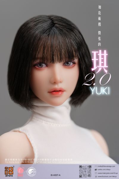 如花瓣般微张的 琪YUKI 2.0 头雕