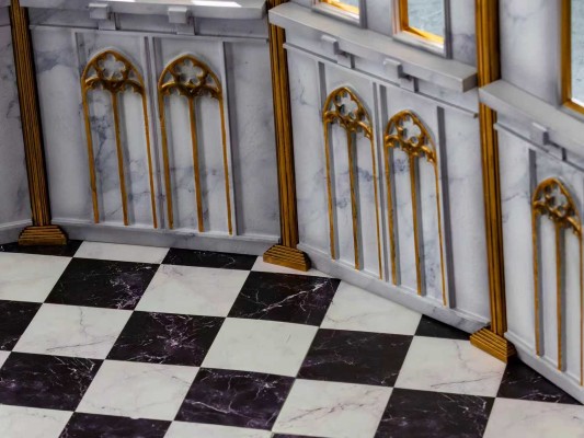 大教堂 - 圣礼堂背景摆件