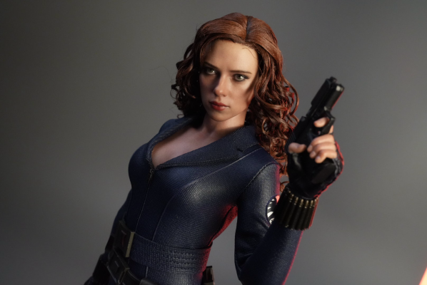 电影杰作系列-《钢铁侠2》黑寡妇 植发版 1/6比例珍藏人偶