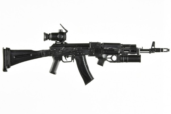 小军械库 LA117 AK74M自动步枪+GP25枪挂式榴弹发射器