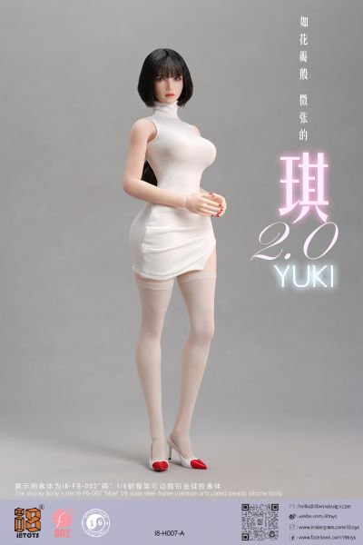 如花瓣般微张的 琪YUKI 2.0 头雕
