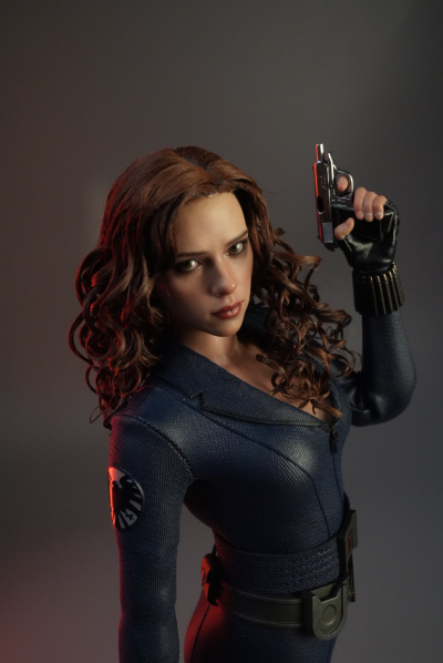 电影杰作系列-《钢铁侠2》黑寡妇 植发版 1/6比例珍藏人偶