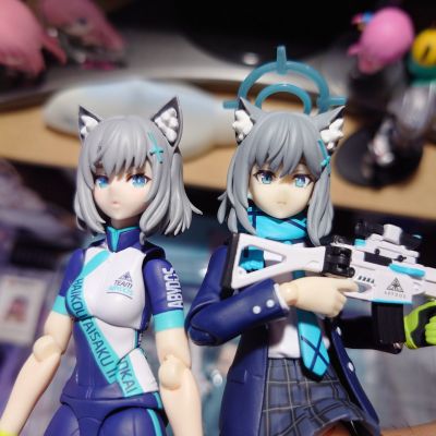 figma#644/644-DX 蔚蓝档案 砂狼白子 骑行