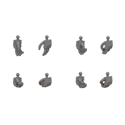 MODEROID T手部套组 角/M from Titanomachia SIDE:CE/MODEROID T手部套组 角/S from Titanomachia SIDE:CE