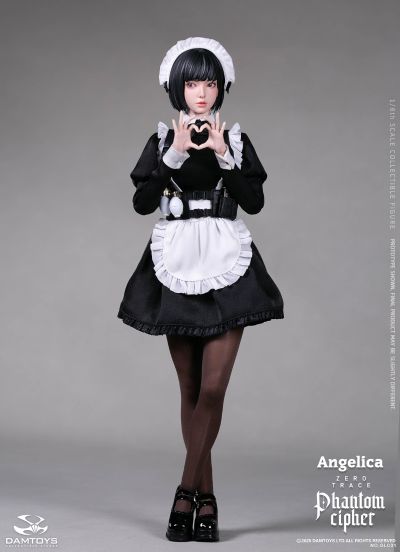 DAMTOYS 1/6原创故事珍藏人偶-魅影密令：零迹潜行-安洁莉卡 可动人偶