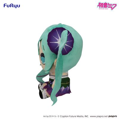 初音未来 圆滚滚大毛绒玩偶 牵牛花