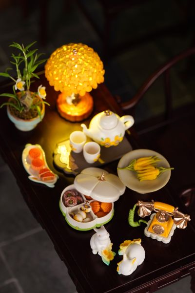 微缩道具 中秋桂兔雅集系列