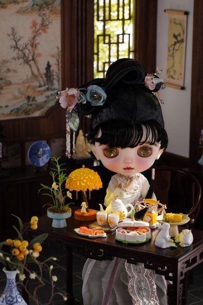 微缩道具 中秋桂兔雅集系列