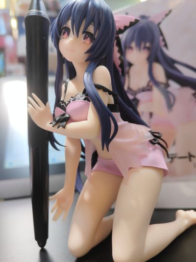 约会大作战 握笔之友！夜刀神十香 可爱丝绸装造型