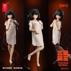 蜗之壳工作室 机娘 三猿 不见 不闻 不言 可动 手办